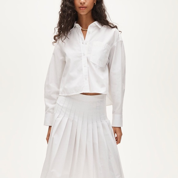 J. Crew Tops - J.Crew Étienne cropped button-up shirt in cotton poplin